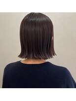 アンドワン 自由が丘(＆ONE)&nbsp;【&ONE 自由が丘】切りっぱなしボブ　× ココアブラウン