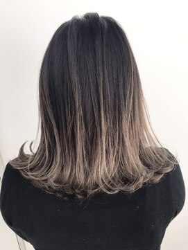 シャンティ(shanty) バレイヤージュ×ミルクティーベージュ