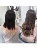 プルシールエクステ高知美容院ロング