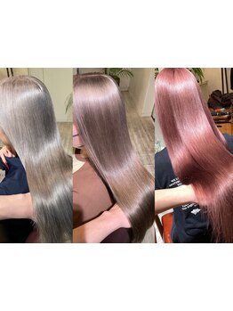 長く続けられるハイトーンカラーをご提供！あなたに似合う「ベストカラー」を色落ちまで可愛く楽しめます♪