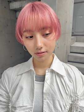 スクリーンギンザメゾン 銀座(SCREEN GINZA MAISON.) くびれヘア/アプリコットオレンジ/ハイライトカラー/銀座