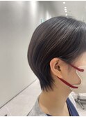耳掛けショートヘア