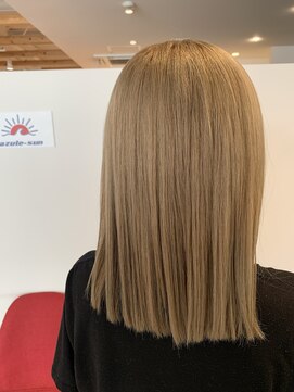 アズールサン 草加西口店(azule-sun) ダブルカラー,ミルクティーベージュ,ベージュ系カラー【草加】