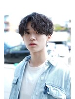 ニューヨークニューヨーク 京阪百貨店住道店(NYNY)&nbsp;波巻きパーマ×センターパート