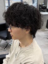 リオールバイニアウ(RE:ALL by Niau) メンズマッシュパーマニュアンスパーマスパイラルパーマ刈り上げ