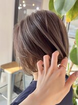 ラフ バイ マグ 南松本(R.A.F. by Mag) 松本市白髪ぼかしハイライトカラー透明感艶感大人女性人気
