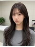 美髪【髪質改善】カット＋縮毛矯正＋カラ－＋『aphiaトリートメント3step』