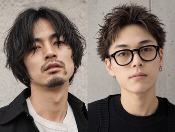 ノードオム 栄(NODE HOMME)の写真/《*眉カットもあり*》ひげ・眉毛どちらも「活かす」ヘアデザイン提案が◎[栄/メンズサロン/men's/ツイスパ]