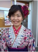 卒業式ヘアーセット・メイク・袴着付け