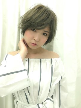 ジャム オードリー(Jam Audrey) 重軽エアリーショート×マットアッシュ×イルミナカラー