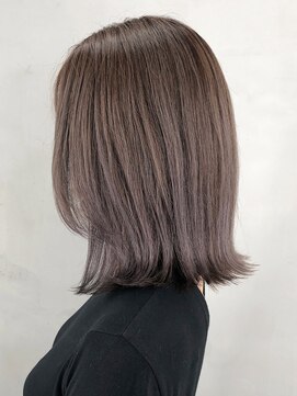 アルバム 銀座(ALBUM GINZA) グレージュボブ_セシルカットココアブラウン_ba300311