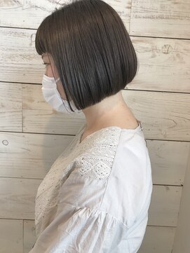 ベルクープス 天王寺店(Belle Coupes) 【ベルクープス天王寺】吉岡知里 あご下切りっぱなしボブ