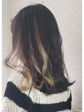 ヘアーワークス ヘルム 渋谷店(HAIR WORKS HELM) [HELM渋谷］ふんわりカールヘルシースタイルショコラアッシュ32