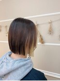 ぱっつんボブ