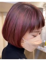 ヘアスタジオニコ(hair studio nico...) pinkハイライト伸びてもオシャレ