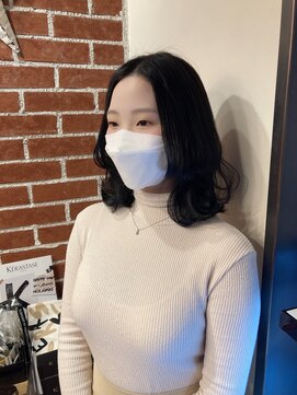 エイト プラット 渋谷2号店(EIGHT plat) 韓国風ボブ12月14日かし