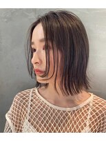 コレット(COLETTE)&nbsp;顔まわりカット　× 切りっぱなしボブ