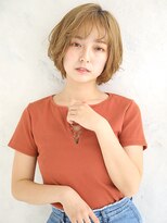 ビィシャイン 小野店&nbsp;ゆるふわ無造作ショートボブ