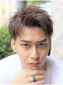 ソフトツイストジェットショートアップバング