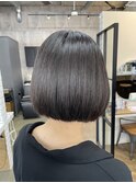 酸熱トリートメント×ボブ