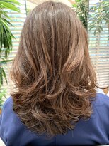 ステアケース 武蔵小杉店(stair:case)&nbsp;大人セミディ　コテ巻き風パーマ