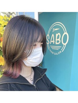 サボ(SABO) 黒染めごのイヤリングカラー