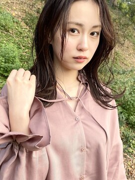 キーゴ 博多(KY-GO.) ショコラブラウンのミディアムヘア