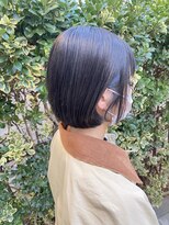 ネオリーブソラ 相模大野店(Neolive sola)&nbsp;ショートボブ×ブルーブラック