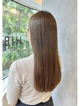 ヒビト 恵比寿 渋谷(HIBITO.) 髪質改善カラーグレージュカラーデザインカラーシルキーベージュ
