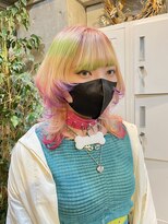 カリーナコークス 原宿 渋谷(Carina COKETH) ウルフカット/インナーカラー/ダブルカラー/顔周りレイヤー