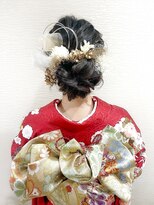 成人式！下めふんわりアップ