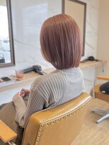 ラポールヘアー(rapport hair)&nbsp;bob×coral pink color＊