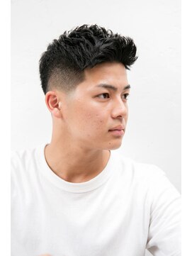カーウォッシュバーバー(CARWASH BARBER) ビジネスサイドパートショートツーブロックテクノ