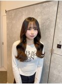 #名古屋#栄#プルエクステ#ナチュラル#モテロング#ブラウン