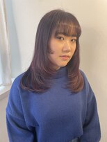 ココルアナ(coco luana)&nbsp;ワインレッドカラー/韓国/レイヤーカット/髪質改善