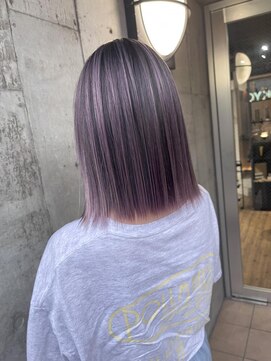 アルカナ 明治神宮前原宿(ARCANA) 切りっぱなしボブ エアリーロング 美髪 ピンクブラウン