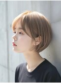 フェミニン丸みショート