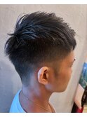 ビジネスカジュアル◎刈り上げ爽やかショート黒髪20代30代40代