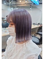 ピンク バイ アンジェリカ 瓢箪山店(PINQ by ANGELICA)&nbsp;#PINQ　#ぷつっとボブ　#タッセルボブ　#ラベンダー