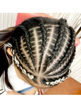 ヘアーメイク デコ トウキョウ 大島店(hair make Deco. Tokyo) 編み込み コーンロウ ブレイズ エクステ エクステンション
