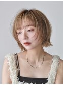 ハイトーンシャギーボブ似合わせカット顎ラインボブ谷ひより/7