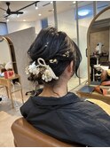 卒業式ヘアセット