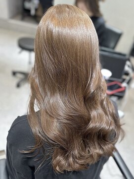 リス バイ ソヨン(Lis by SOYON) ブリーチなしダブルカラー/ミルクティーベージュ/メルティカラー