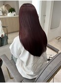 オリーブベージュカーキグレージュハイライトグラデーション