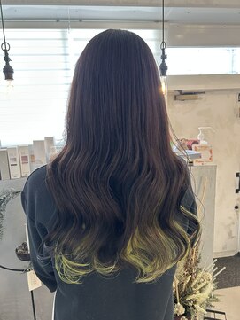 プルメリアドット(Plumeria.) インナーグラデーション