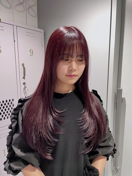 ヴァイス 新宿店(VAICE) ロングレイヤーワインレッド