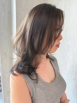 タブーセントラル(TABOO Central)&nbsp;レイヤーカット/オリーブベージュ/Aujuaトリートメント