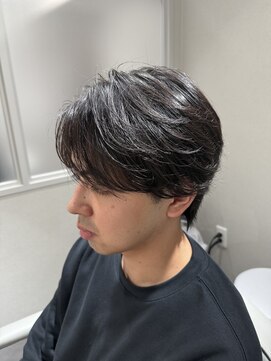 毛流れセンターパート