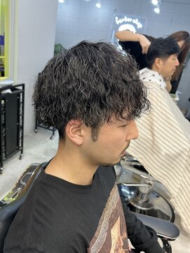 刈部倶楽舞 ツイストスパイラルパーマ/メンズパーマ