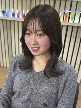 ドォート(Dote hair make) くびれミディ×アッシュオリーブブラウン